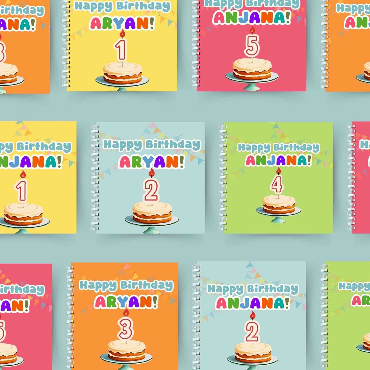 Happy Birthday, series – Personalised birthday books for boys and girls, between ages 1 and 5