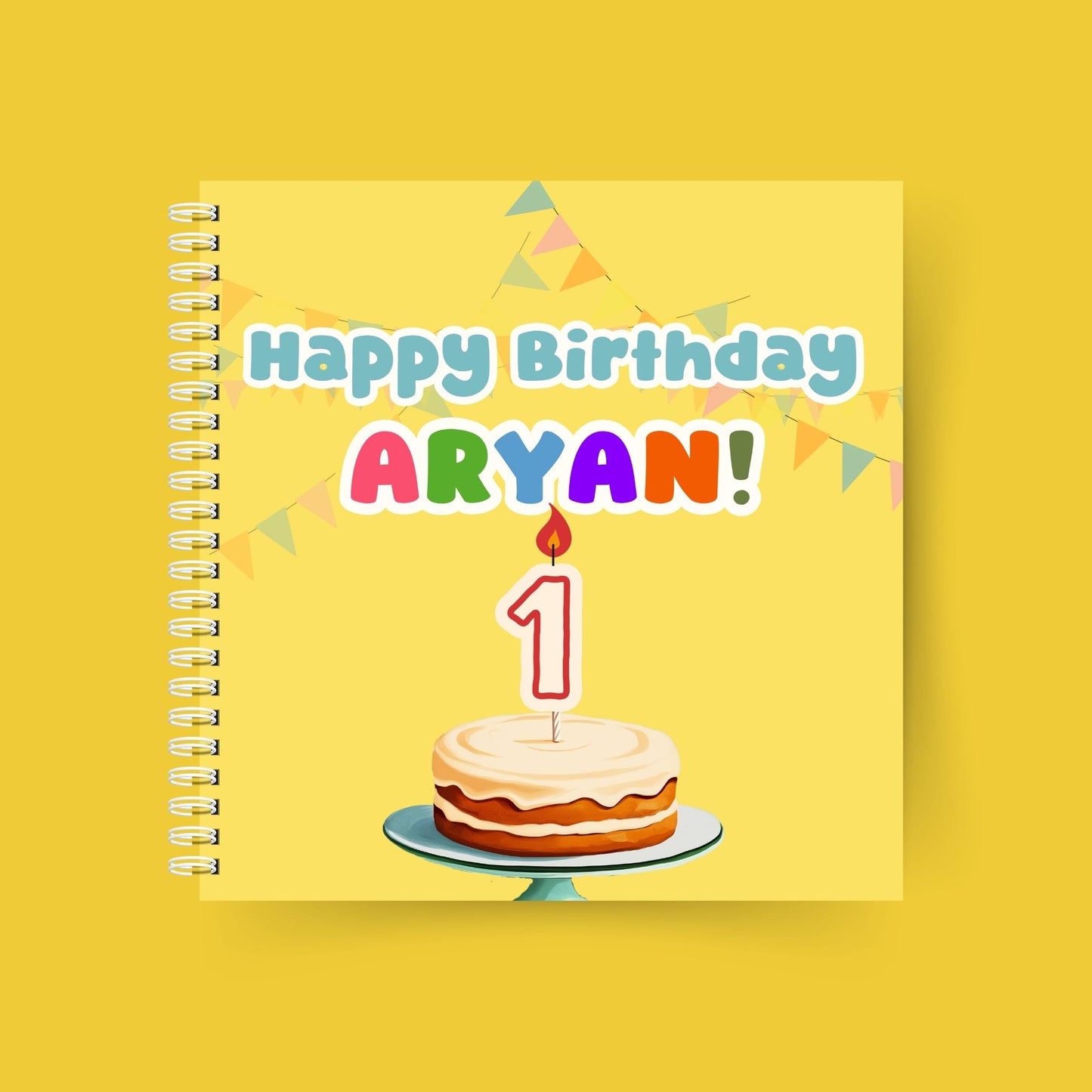 Happy Birthday, You're 1! – Personalised birthday book for a 1-year-old boy with custom name