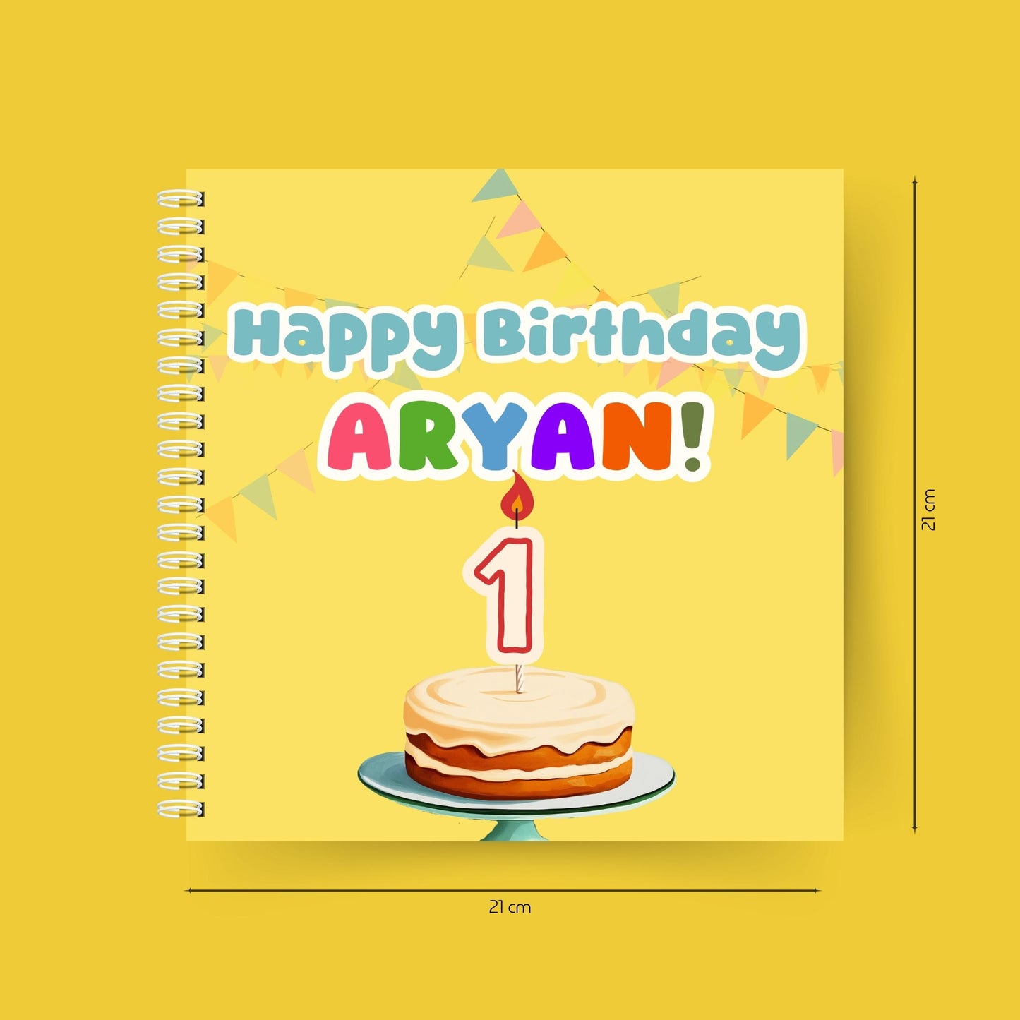 Happy Birthday, You're 1! – Book dimensions for reference