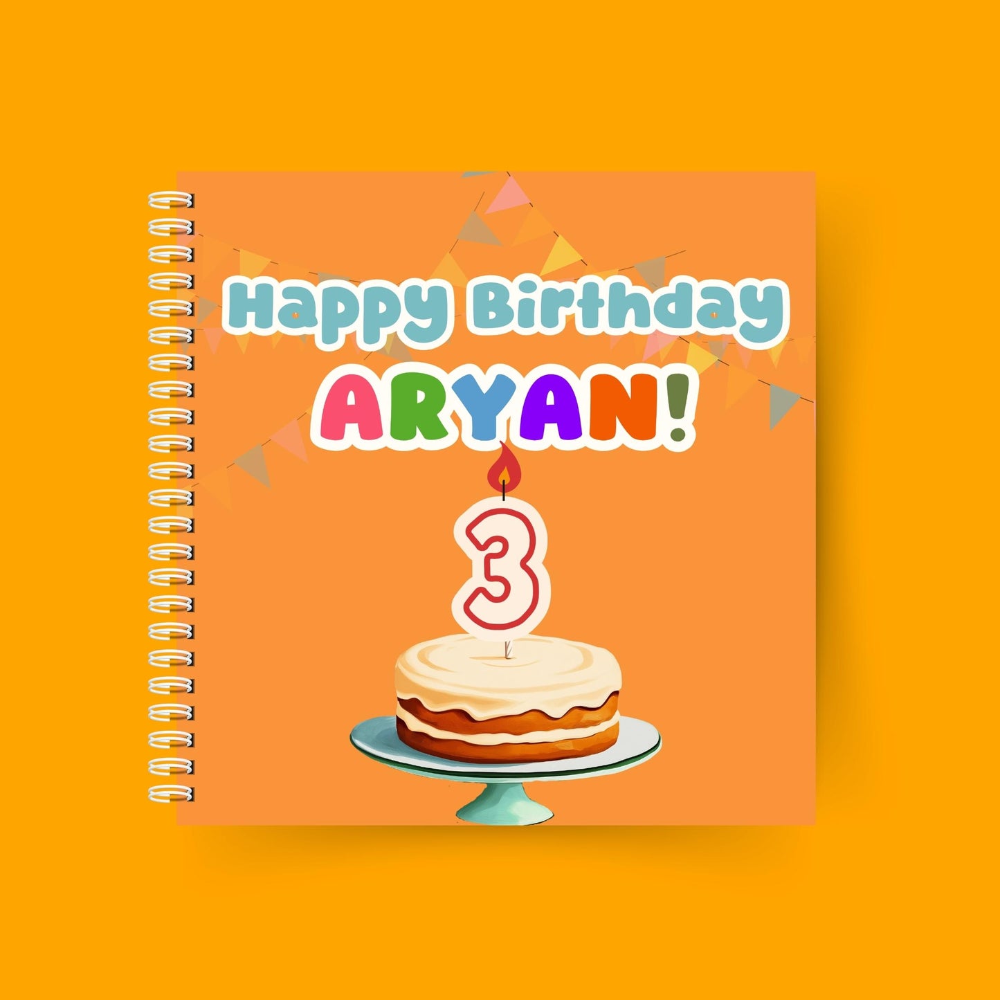 Happy Birthday, You're 3! – Personalised birthday book for a 3-year-old boy with custom name