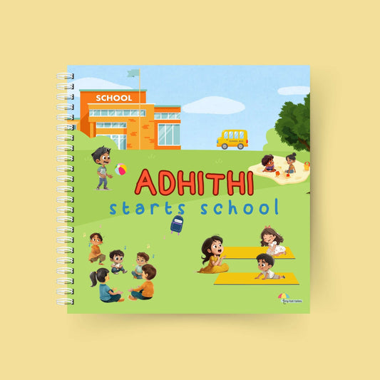 Toddler Starts Preschool – Personalised book for a toddler starting preschool, girl version with custom name