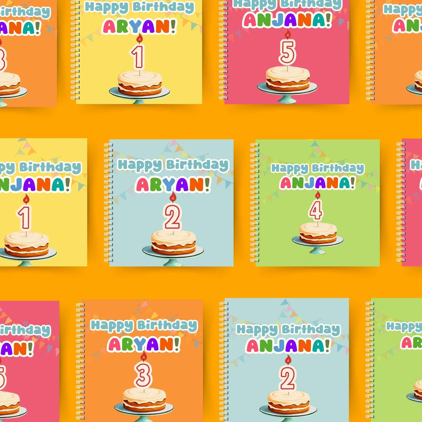 Happy Birthday series – Personalised birthday books for boys and girls, custom name included