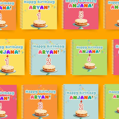 Happy Birthday series – Personalised birthday books for boys and girls, custom name included