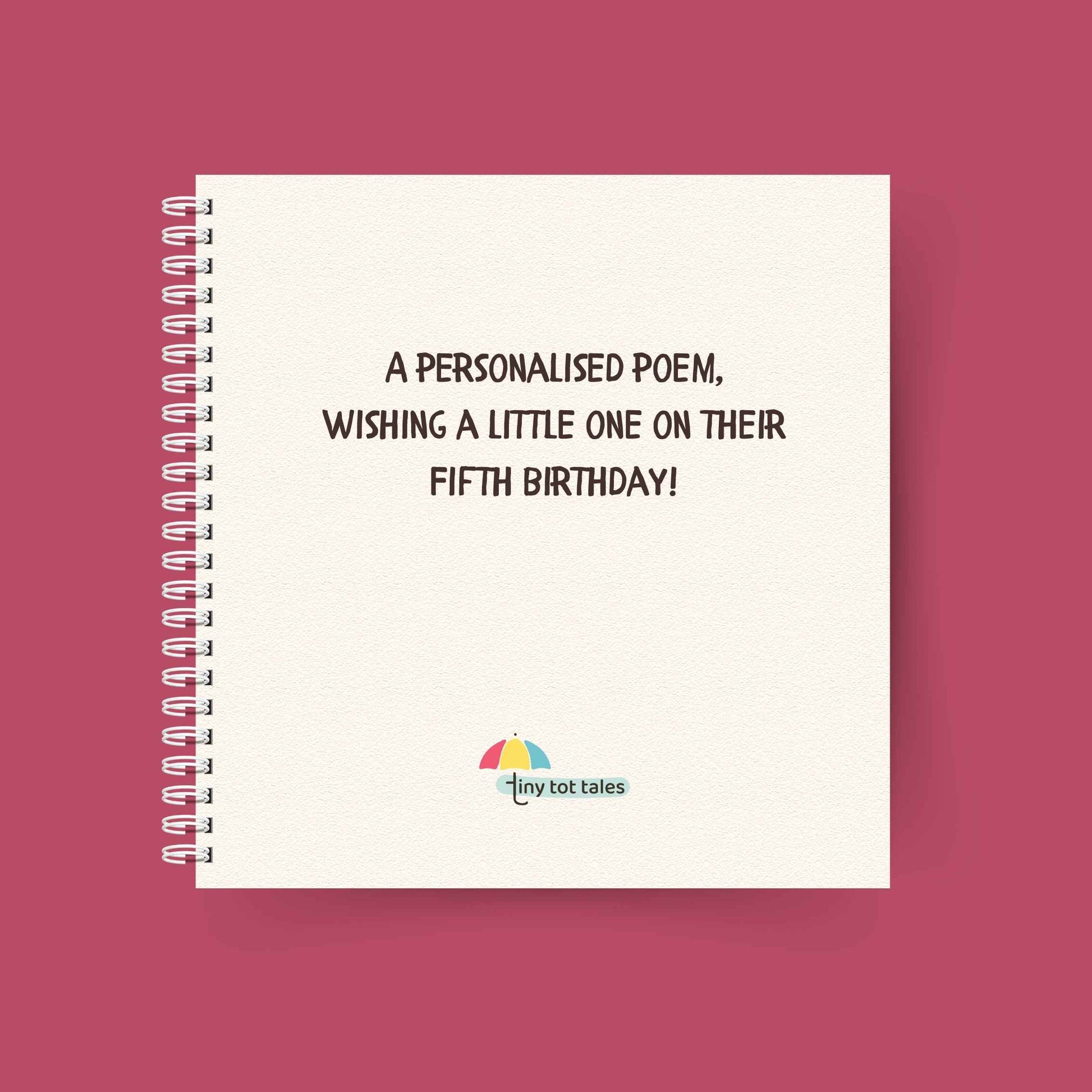 Inside page of Happy Birthday, You're 5! – Custom story celebrating the child’s journey