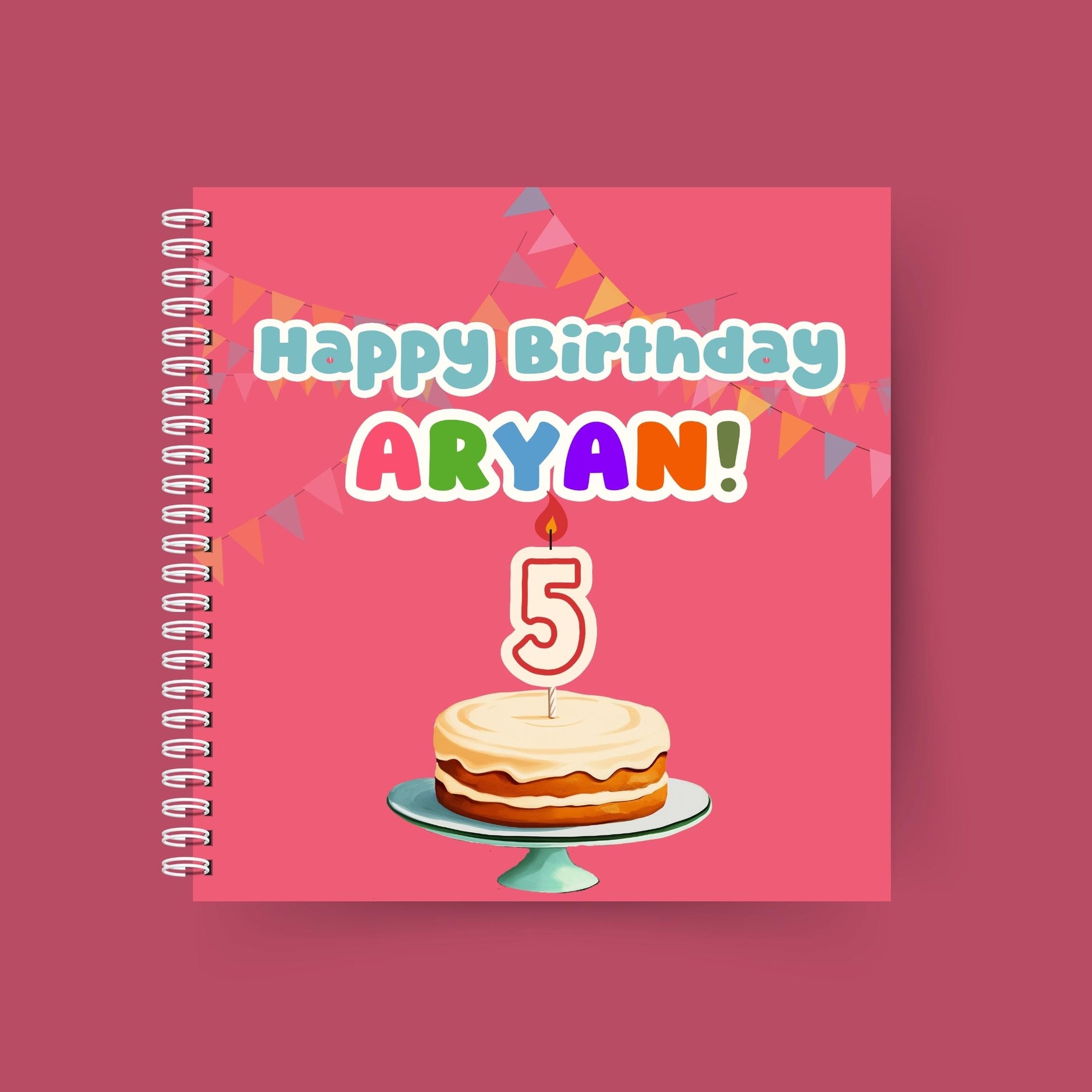 Happy Birthday, You're 5! – Personalised birthday book for a 5-year-old boy with custom name