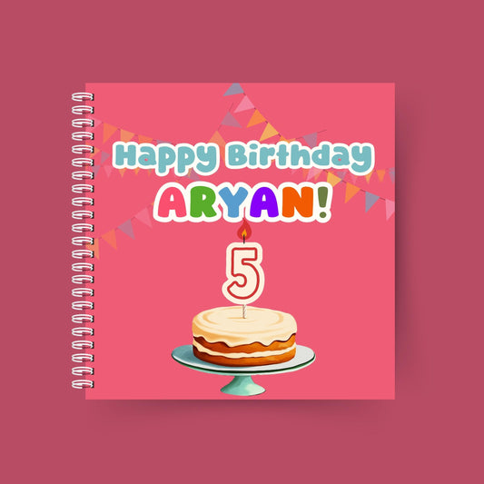 Happy Birthday, You're 5! – Personalised birthday book for a 5-year-old boy with custom name
