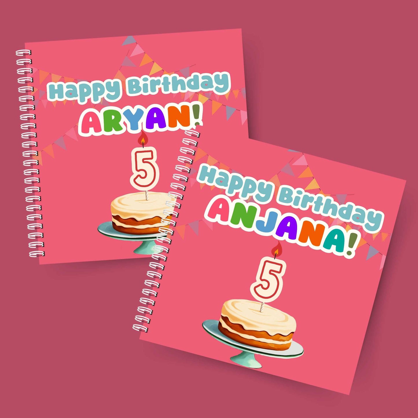 Happy Birthday, You're 5! – Personalised birthday books for boys and girls, custom name included