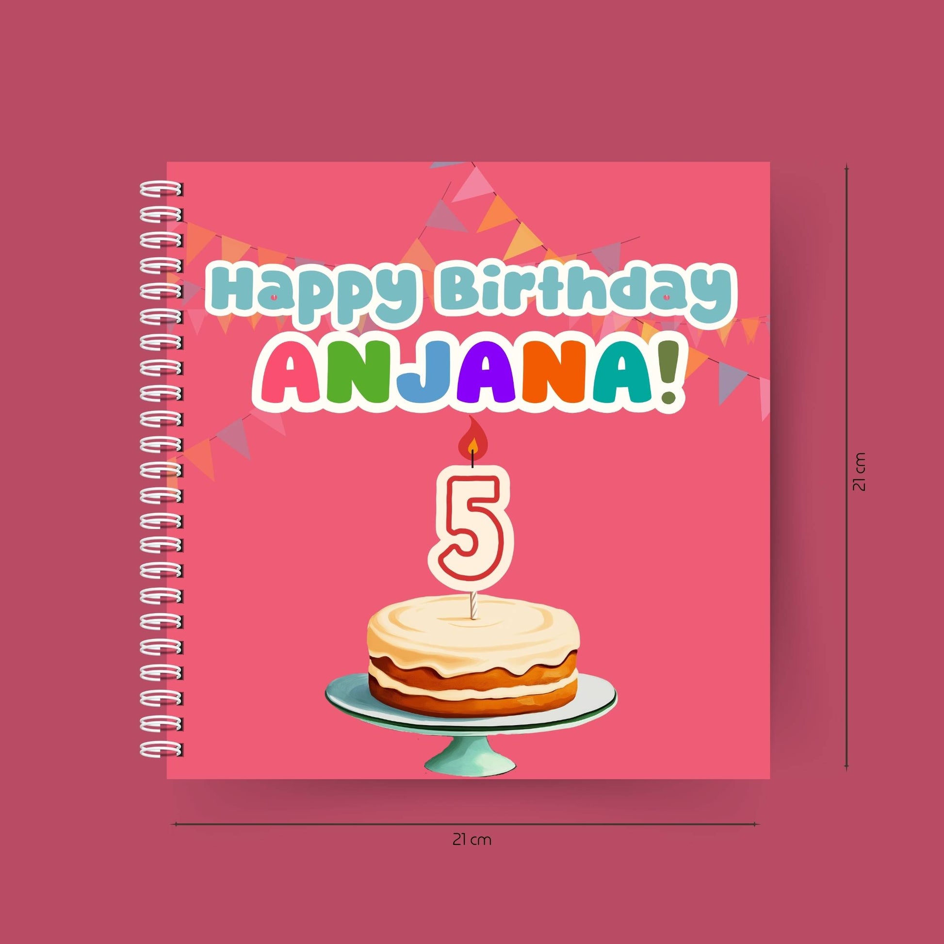 Happy Birthday, You're 5! – Book dimensions for reference