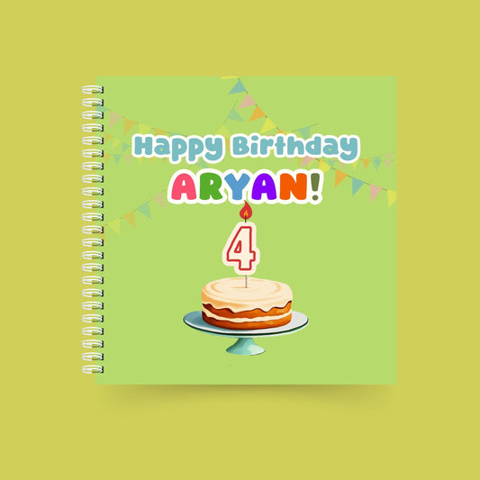 Happy Birthday, You're 4! – Personalised birthday book for a 4-year-old boy with custom name