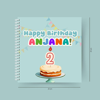 Happy Birthday, You're 2! – Book  dimensions for reference