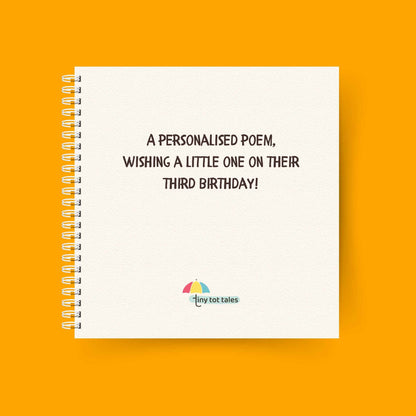 Inside page of Happy Birthday, You're 3! – Custom story celebrating the child’s journey