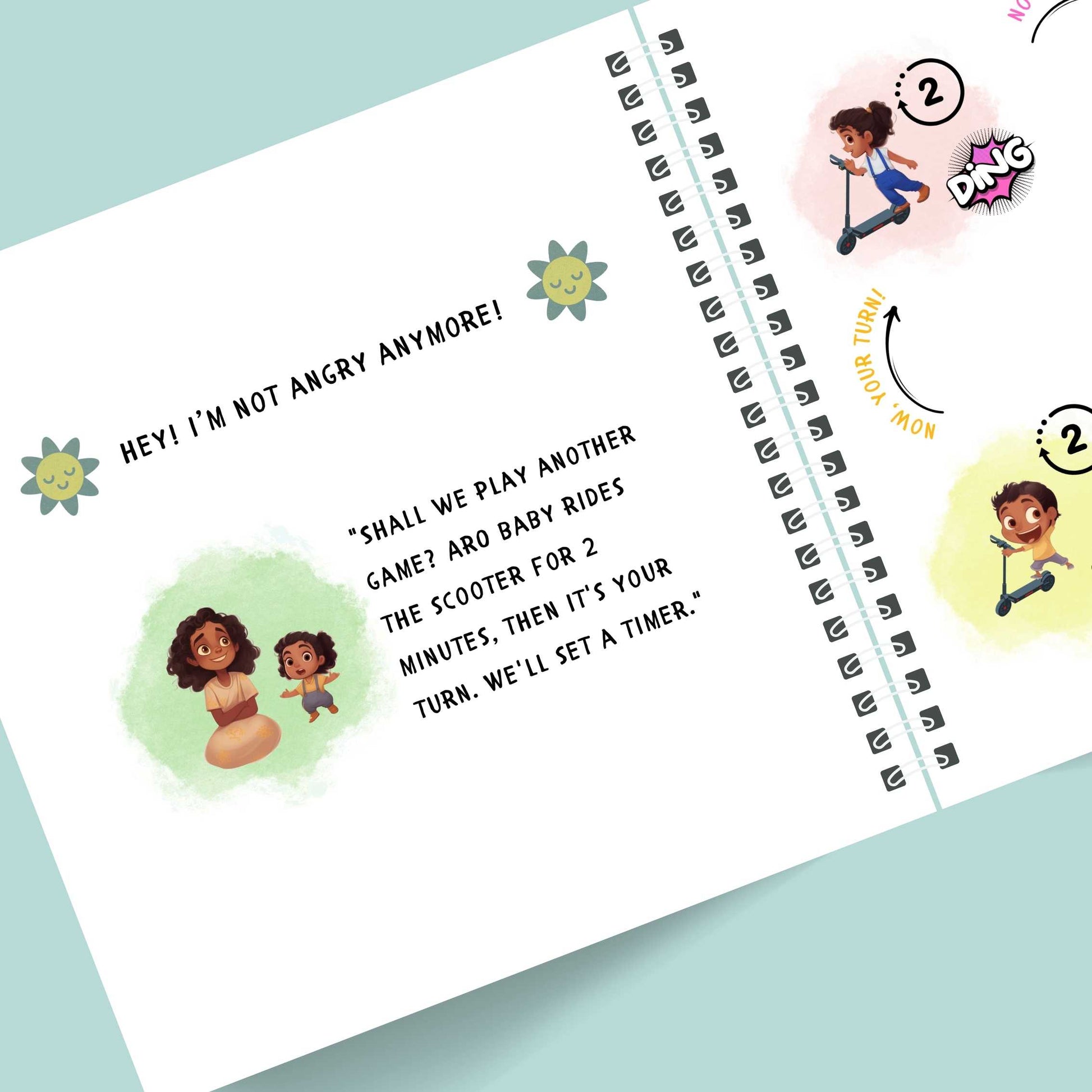 Custom sharing book preview – A heartwarming story about kindness and taking turns